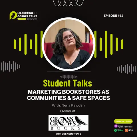 Business Talks: Marketing bookstores as communities with Nena Rawdah of Cross & Crows Books. [Ep. 32]