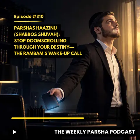 Parshas Haazinu | Shabbos Shuvah: Stop Doomscrolling Through Your Destiny—The Rambam’s Wake-Up Call