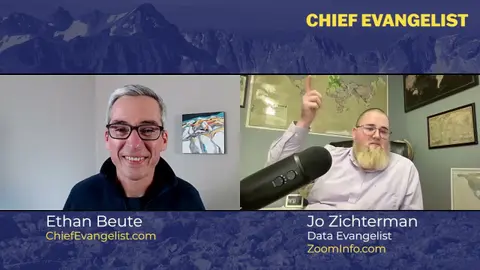 The Word Evangelism and the Job of Evangelist with Jo Zichterman (ZoomInfo) - Ep 009