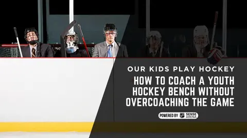 How to Coach a Youth Hockey Bench Without Overcoaching the Game