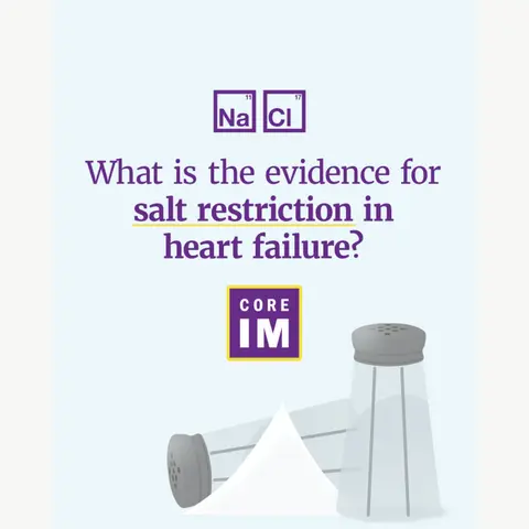 #67 Salt Restriction in Heart Failure: Mind the Gap Segment
