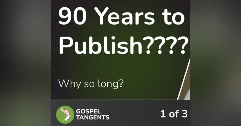 90 Years to Publish Book of Mormon??? (Robert Messick 1 of 3)