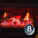 Wood Stove Fireplace 8 Hours | Crackling Fire White Noise for Relaxation
