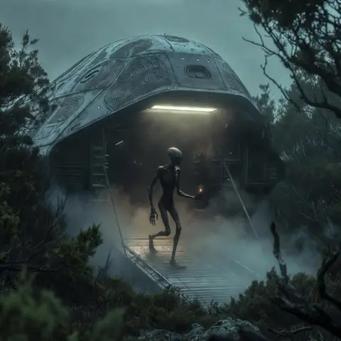 John Keel Investigates a Landing and Creature Report