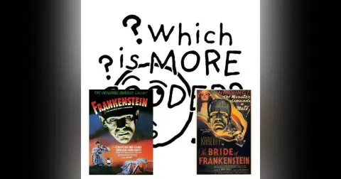 Frankenstein Vs. Bride Of Frankenstein