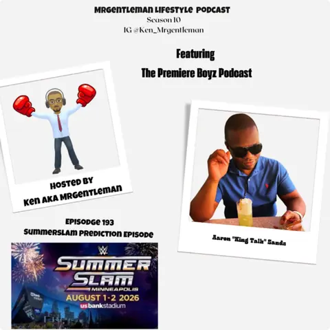 Episode 193 -Summerslam Prediction Episode With Aaron "King Talk" Sands 8/1/2026