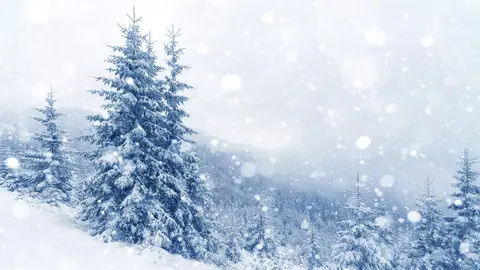 Brrrr, it's cold! Let's stay inside and listen to the storm sounds | Blizzard White Noise for Sleep