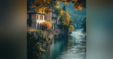 Gentle River Flowing in Italy – Relaxing Nature Sounds
