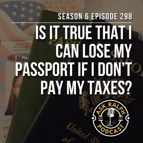 Is it true that I can lose my passport if I don’t pay my taxes?