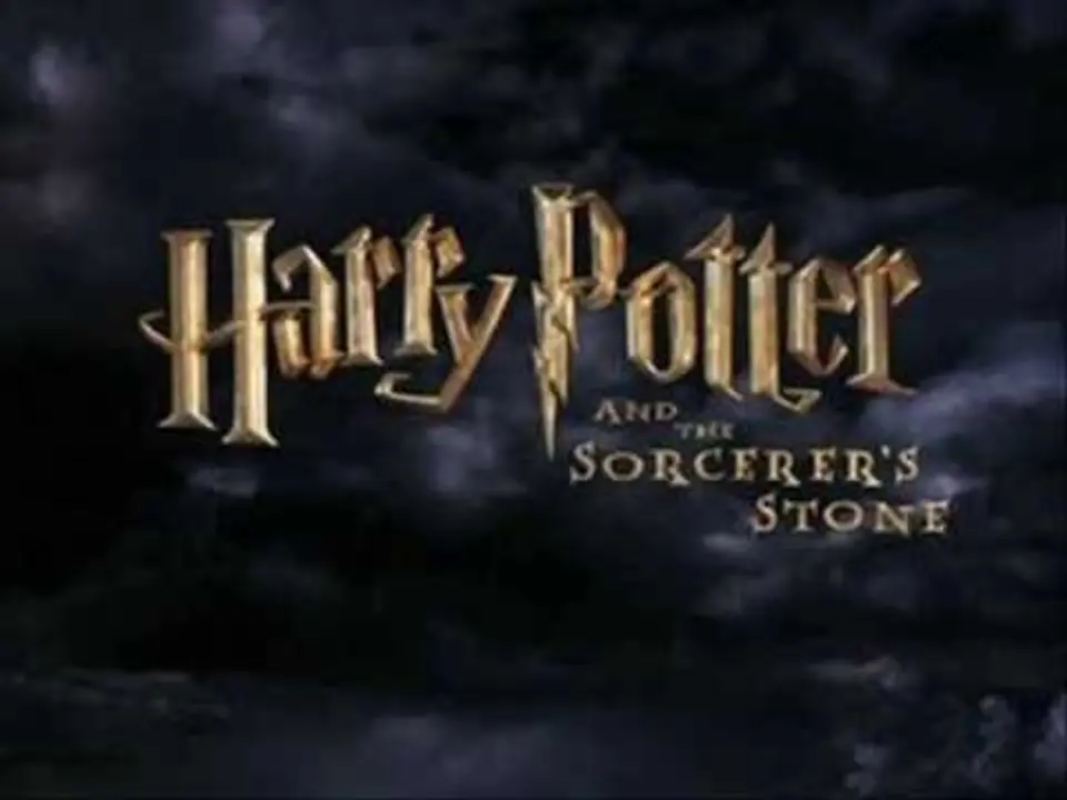 Harry Potter and the Sorcerer's Stone title card Harry Potter and the Sorcerer's Stone title card