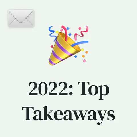 🎉 Top Learnings and Credit Cards of 2022