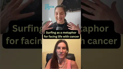How surfing and facing a diagnosis are similar #shorts #ovariancancerawareness #podcastinterview