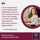 How to support employees with invisible disabilities - with Jenn Grindeland