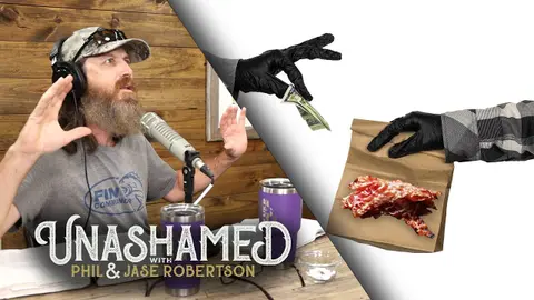 Ep 260 | Jase Teaches His Dog to Call Ducks, the Bacon Cartel, and Late-Night Baptism Stories