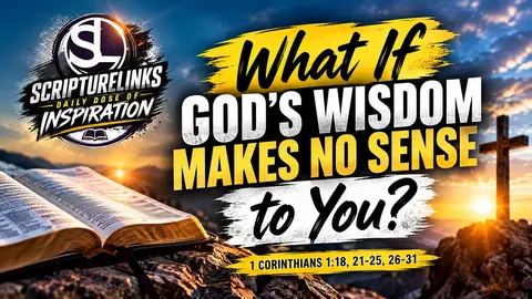What If God's Wisdom Makes No Sense to You