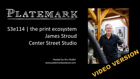 s3e114 live from the McNay Print Fair: James Stroud and the Art of Collaboration