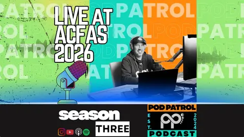 S3.E11 - LIVE at ACFAS 2026 - Insertional Achilles, Fibula Lag Screws & Ankle Fracture Plate vs Nail