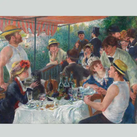 Luncheon of the Boating Party by Renoir