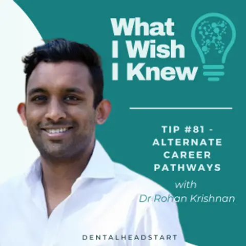 TIP #81 – Alternate Career Pathways with Dr Rohan Krishnan