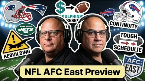 Steve & Justin BREAK DOWN NFL AFC EAST Starts NOW