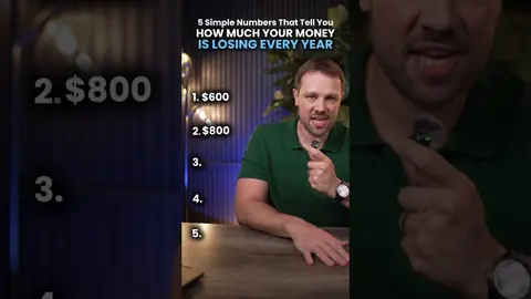 Five numbers that tell you how much money you're losing every single year.