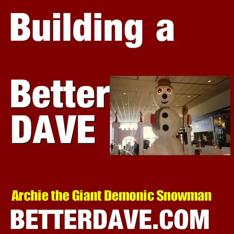 Archie the Giant Demonic Snowman