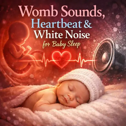 Womb Sounds, Heartbeat & White Noise for Baby Sleep (Instant Calm)