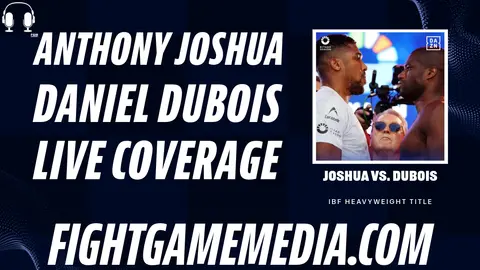 Anthony Joshua Vs. Daniel Dubois Live Coverage