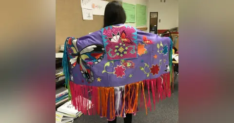 Navajo and Spanish Dual Language Kids From La Mesa Elementary Students