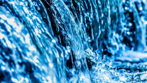 White Noise Waterfall Sounds for Sleeping or Studying | Black Screen