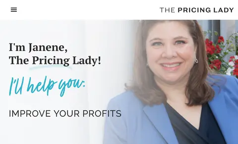 The Pricing Lady - Janene Liston