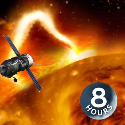 Solar Storm 8 Hours | White Noise for Focus, Studying or Creativity