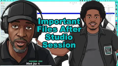 Important Files After Studio Session #podcast